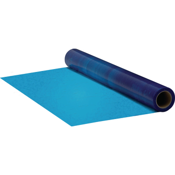 Glasschutzfolie, blau, 100 m x 500 mm